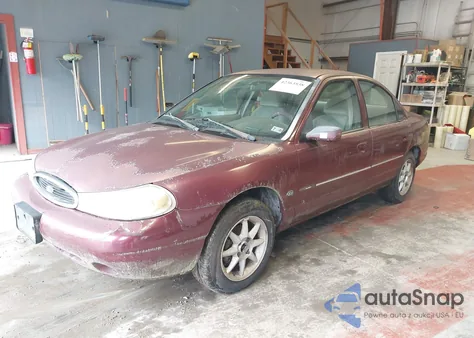1999 Ford Contour Se из США, поврежденный, VIN 1FAFP6639XK144984